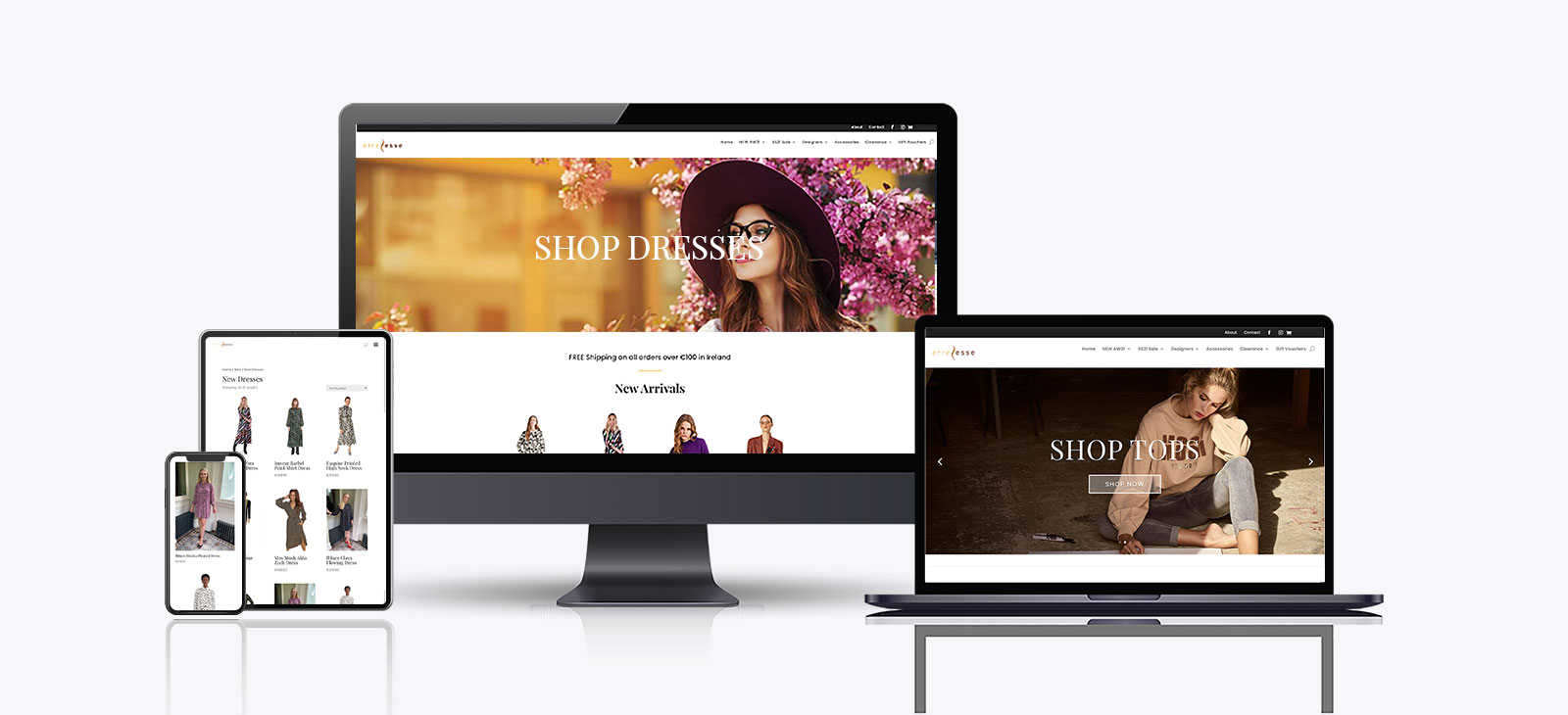 New Website for Fashion Retail Client